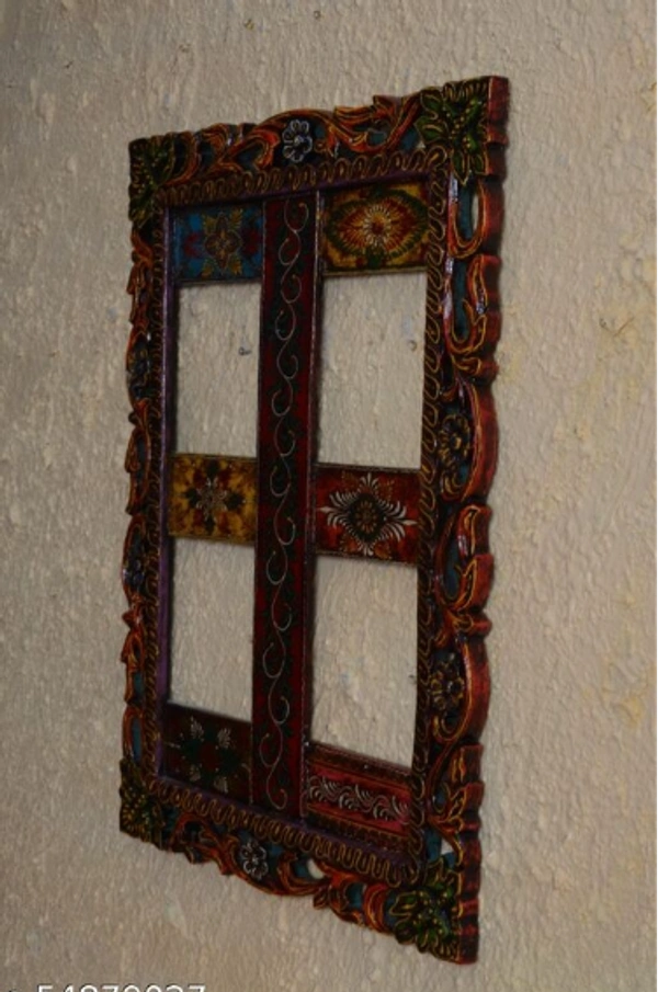 BK Exports Wooden  Hand Painted Wall Decor & Hanging For Home - Wooden, Pack of1